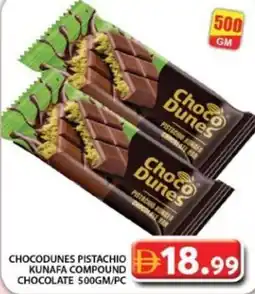 Grand Hyper Market Chocodunes pistachio kunafa compound chocolate offer