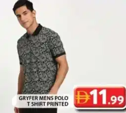 Grand Hyper Market Gryfer mens polo t shirt printed offer