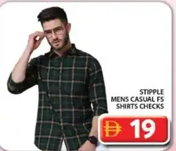 Grand Hyper Market Stipple mens casual fs shirts checks offer