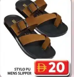 Grand Hyper Market Stylo pu mens slipper offer