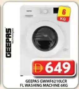 Grand Hyper Market Geepas gwmf6210lcr fl washing machine offer