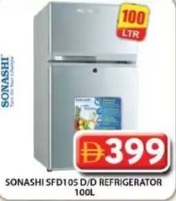Grand Hyper Market Sonashi sfd105 d/d refrigerator offer
