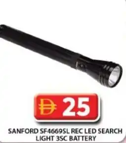Grand Hyper Market Sanford sf4669sl rec led search light 3sc battery offer