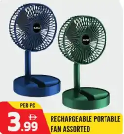 Dream Land Center Rechargeable portable fan assorted offer