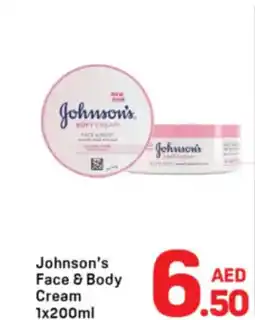 Day To Day Johnson's Face & Body Cream offer