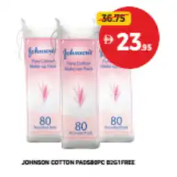 Union Coop Johnson cotton pads offer