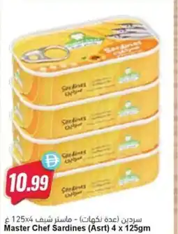 Almaya supermarket Master Chef Sardines Asrt offer