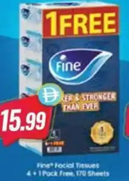 Almaya supermarket Fine Facial Tissues offer