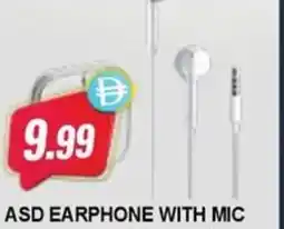 Almaya supermarket Asd earphone with mic offer