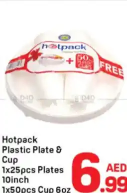 Day To Day Hotpack Plastic Plate & Cup offer