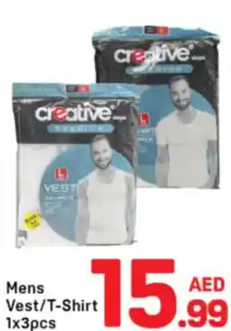 Day To Day Mens Vest/T-Shirt 1x3pcs offer