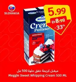 SAVA Meggle sweet whipping cream offer