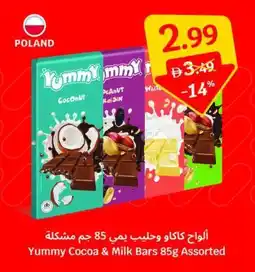 SAVA Yummy Cocoa & Milk Bars Assorted offer