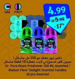 SAVA Dr. Pure Room Freshener Assorted / Maison Fleur Tealight Scented Candles Assorted offer