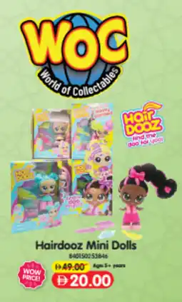 Union Coop Hairdooz Mini Dolls offer