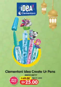 Union Coop Clementoni Idea Create Ur Pens offer