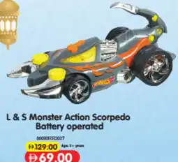 Union Coop L&S Monster Action Scorpedo Battery operated offer