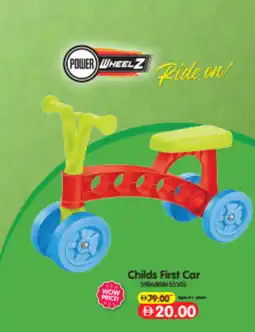 Union Coop Childs First Car offer