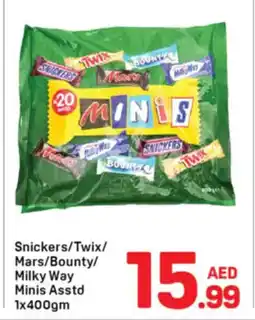 Day To Day Snickers/Twix/ Mars/Bounty/ Milky Way Minis Asstd offer