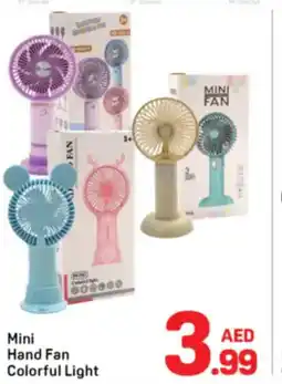 Day To Day Mini Hand Fan Colorful Light offer