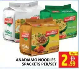 Al Kabayel Anadiamo noodles offer
