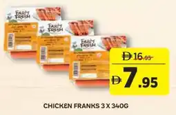 Géant Chicken franks offer