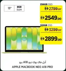 Géant Apple macbook neo A18 pro offer