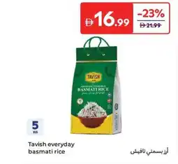 Carrefour Tavish everyday basmati rice offer
