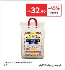 Carrefour Gautam basmati rice offer