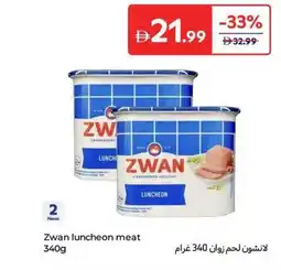 Carrefour Zwan luncheon meat offer
