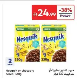 Carrefour Nesquik or chocapic cereal offer