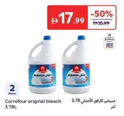 Carrefour Carrefour original bleach offer