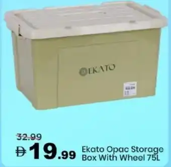 Mark & Save Ekato Opac Storage box with wheel offer