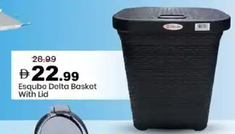 Mark & Save Esqube Delta Basket With Lid offer