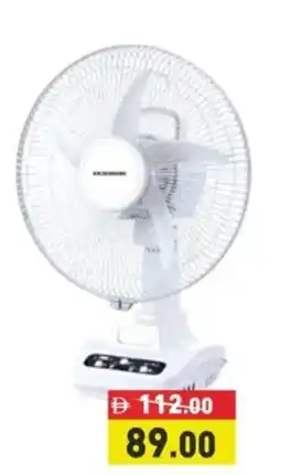Aswaq Ramez Olsenmark Rechargeable Oscillating Fan 12" offer