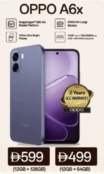 Nesto OPPO A6x offer