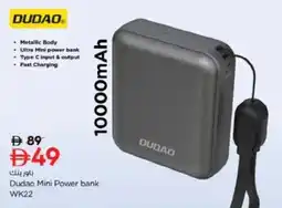 Nesto Dudao Mini Power bank WK22 offer