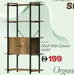 Nesto Shelf With Drawer asstd. offer