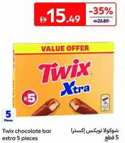 Carrefour Twix chocolate bar offer