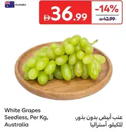 Carrefour White grapes seedless offer