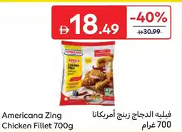 Carrefour Americana zing chicken fillet offer