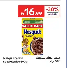 Carrefour Nesquik cereal offer