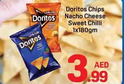 Day To Day Doritos Chips Nacho Cheese Sweet Chilli offer