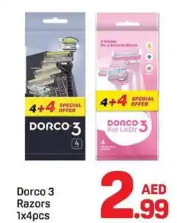 Day To Day Dorco 3 Razors offer