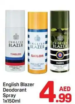 Day To Day English Blazer Deodorant Spray offer
