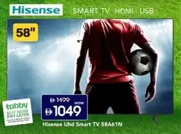 Mark & Save Hisense Uhd Smart TV 58A61N offer