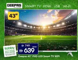 Mark & Save Geepas FHD LED Smart TV WiFi offer