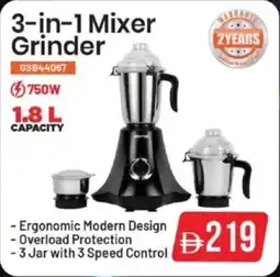 Mark & Save 3-in-1 Mixer Grinder GSB44067 offer