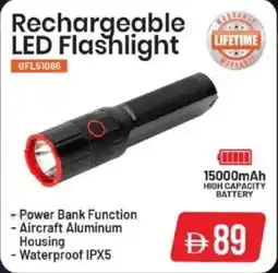 Mark & Save Rechargeable LED Flashlight GFL51066 offer