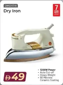 Mark & Save Dry Iron OMDI1741 offer